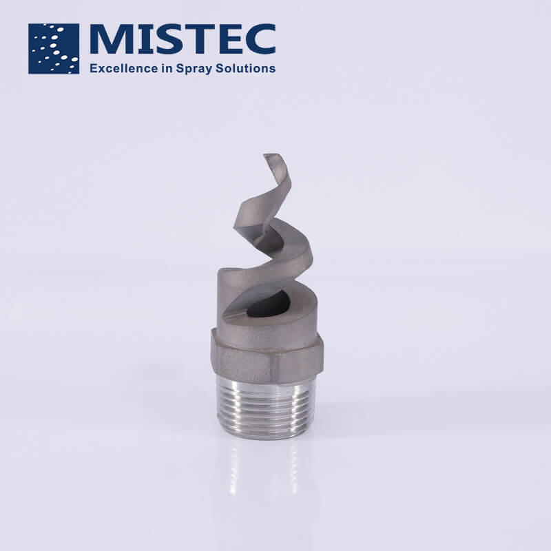 Full Cone Spiral Nozzle Stainless Steel Solid Cone Shape Spiral Spray Jet Nozzles